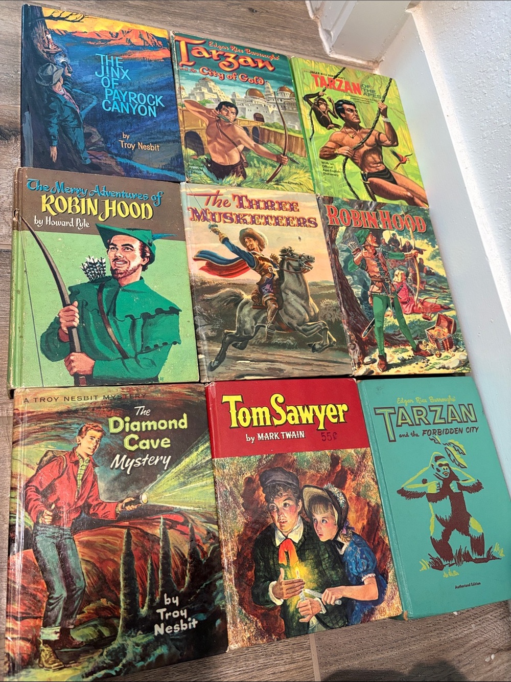 Vintage Adventure Book Set - 50s or 60s I believe **very old books!!!
